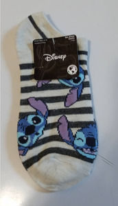 Disney Stitch No Show Socks. Size 4-10